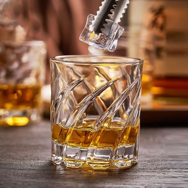 Wine Beer Spirits - Kabartmalı Viski Bardağı Yüksek Kaliteli Ev