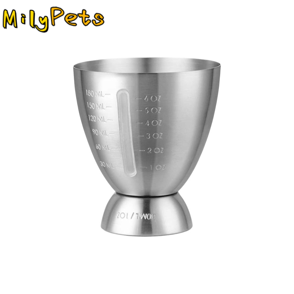 Spirit Measure Jigger - 6 OZ/180 ML Yumurta Şeklinde Ölçüm