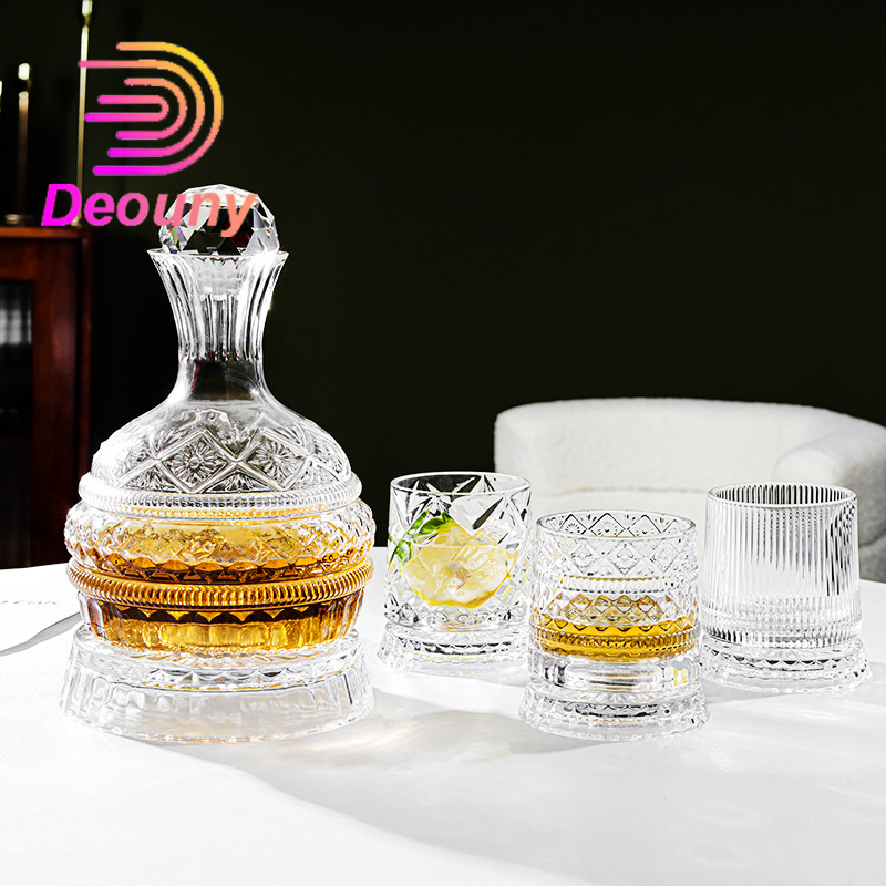 Wine Beer Glass Set - DEOUNY Avrupa Yıldız Elmas Dönen şarap
