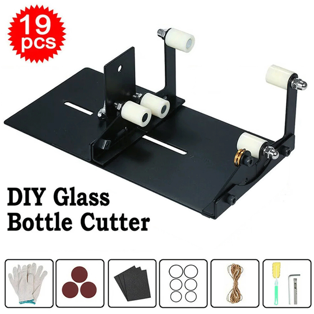 Wine Beer Glass Set - DIY Cam Şişe Kesici Aracı Kare
