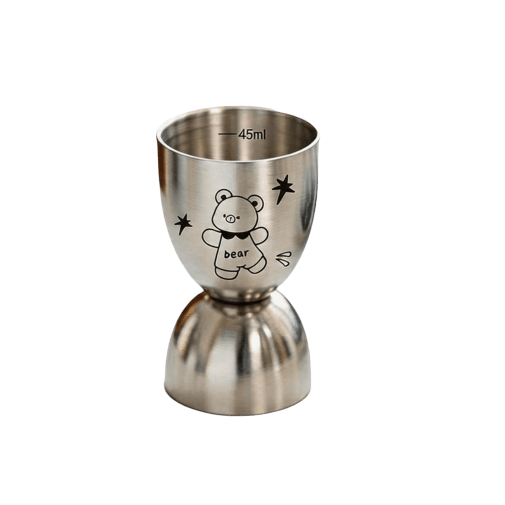 Spirit Measure Jigger - 30/60ML Paslanmaz Çelik Ölçekli Ölçü Kabı,