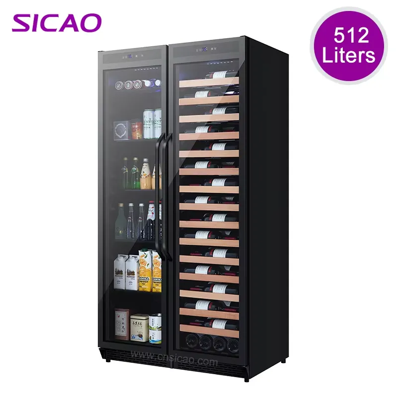 Wine Beer Mix - Ankastre İçecek Dolabı Çift Kapılı Şarap