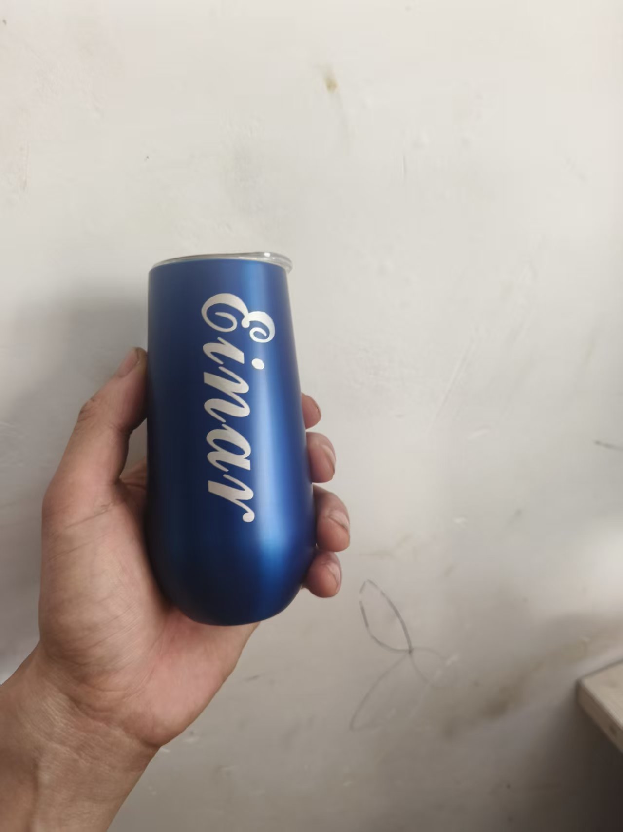 Wine In Beer Name - Özel düğün isimli 6oz paslanmaz çelik