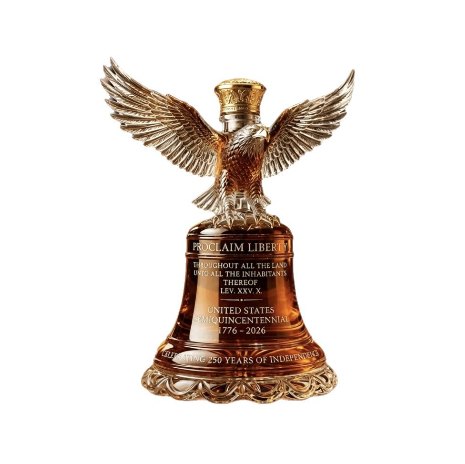 Wine Beer Spirits - Liberty Bell Eagle Kristal Likör Şişesi