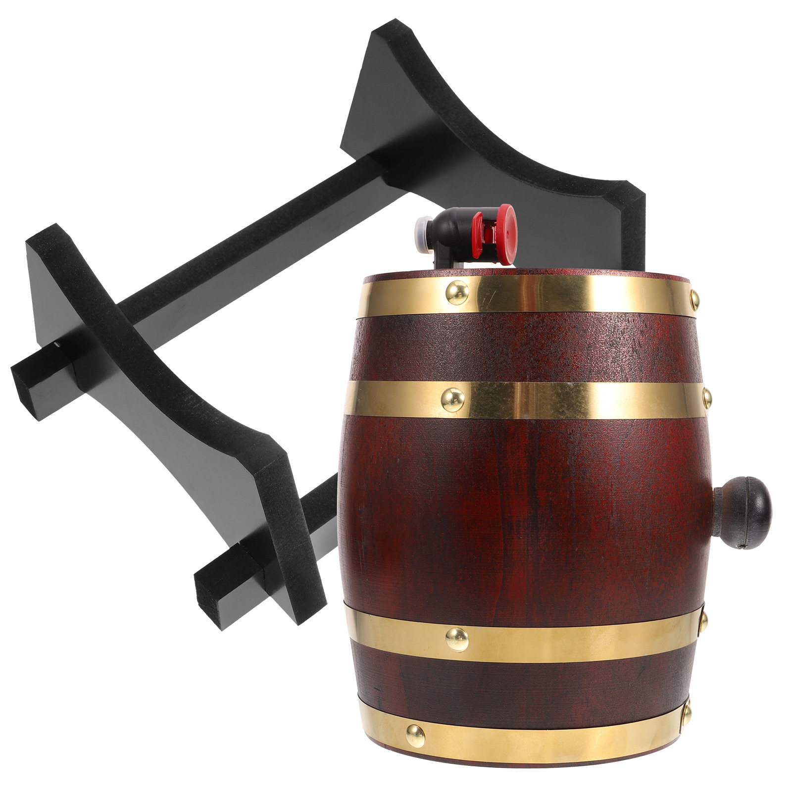 1 Set Ahşap Şarap Fıçısı 1L Kı - Wine Beer Red incelemesi ve fiyatı
