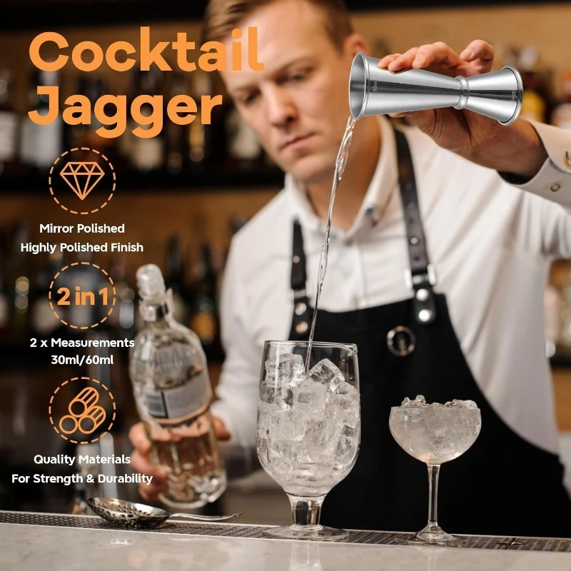 Paslanmaz Çelik 30/60ml Koktey - Spirit Measure Jigger incelemesi ve fiyatı