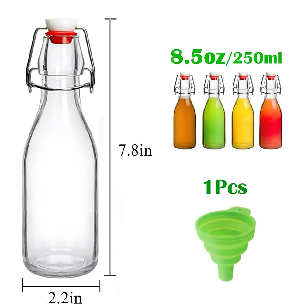 8.5oz Salıncak Kapaklı Cam Şiş - Wine Beer Spirits incelemesi ve fiyatı