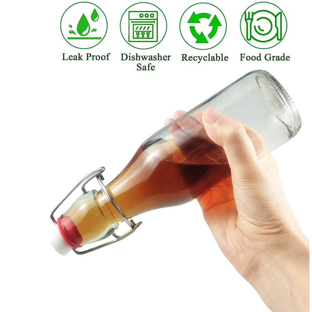 8.5oz Salıncak Kapaklı Cam Şiş - Wine Beer Spirits incelemesi ve fiyatı